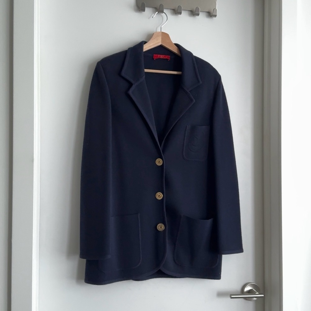 Vintage wool blazer jacket